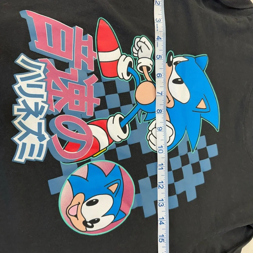 Sonic the Hedgehog Black Long Sleeve Tee - Picture 7 of 7